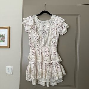 Loveshackfancy White Mini Dress